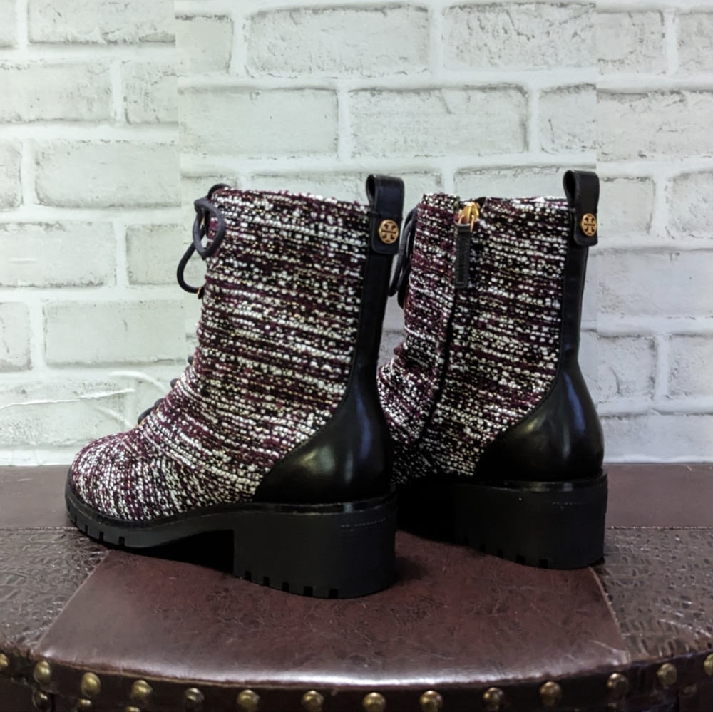 Tory Burch Combat Lug Sole Boot size 8 - Picture 9 of 12